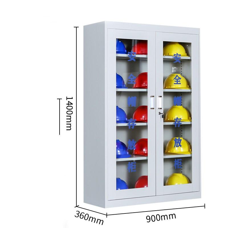 20 Safety Helmet Cabinets, Safety Helmet Storage Cabinet In Workshop, Safety Helmet Tool Cabinet 900 * 360 * 1400mm Long