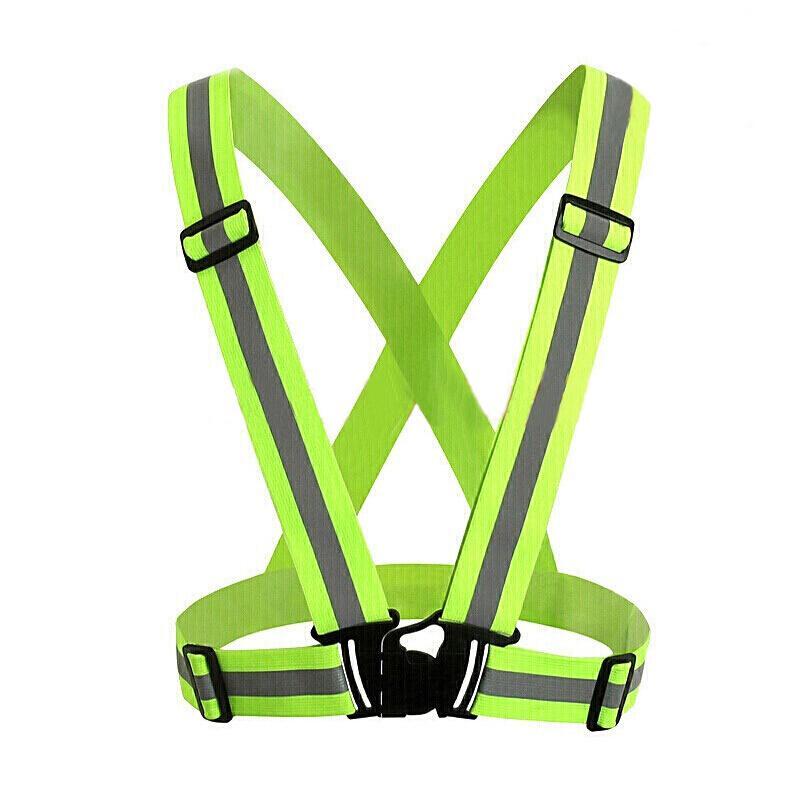 10 Pieces Reflective Strap Traffic Construction Reflective Vest Reflective Vest Traffic Safety Reflective Clothing