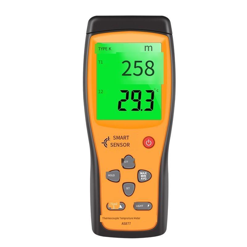 Two Channels Of Thermocouple Contact Thermometer Can Be Connected To K-probe High Precision Thermometer Dual Channel Thermometer