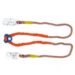 6 Pieces Safety Belt Electrician Aerial Work Rope Double Insurance Electric Safety Rope Double Back Omnidirectional Single Double Control Safety Rope