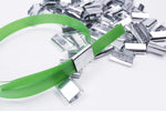 PET Plastic Steel Belt With Galvanized Anti Slip Plastic Steel Belt Buckle With Serrated Buckle