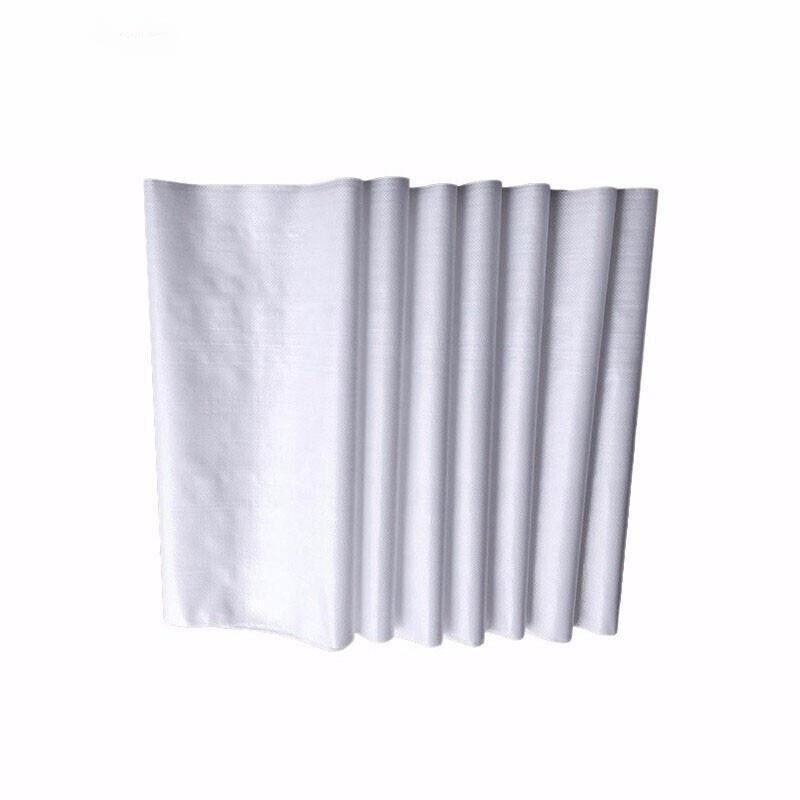 100 Pieces White Film 50 CM * 80 CM Covered Woven Bag Express Logistics Packing Bag Gunny Bag Plastic Snakeskin Packing Bag Rice Flour Bag