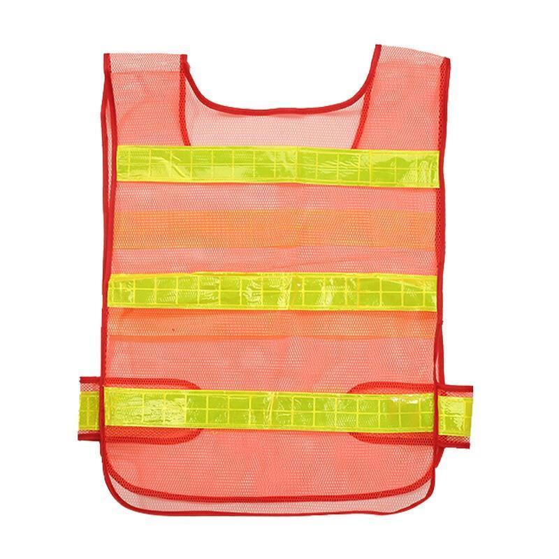 15 Pieces Mesh Vest Reflective Vest Safety Clothing Construction Site Sanitation Workers Clothing Traffic Warning Work Clothes Labor Protection Mesh Reflective Vest