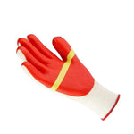 Labor Protection Gloves Film Gloves Rubber Antiskid Gloves Protective Gloves Outdoor Gloves For Men And Women Thread Gloves White 12 Pairs / Pack