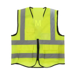 6 Pieces Industrial Custom Reflective Vest With Peach Heart Mesh Logo Color Customization Starting From 20 Pieces