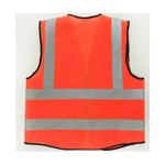 6 Pieces Industrial Custom Reflective Vest With Peach Heart Mesh Logo Color Customization Starting From 20 Pieces