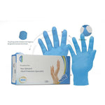 100 Pieces Disposable Nitrile Gloves Food Grade Industrial Labor Gloves Protective Gloves Rubber L Size Blue Gloves