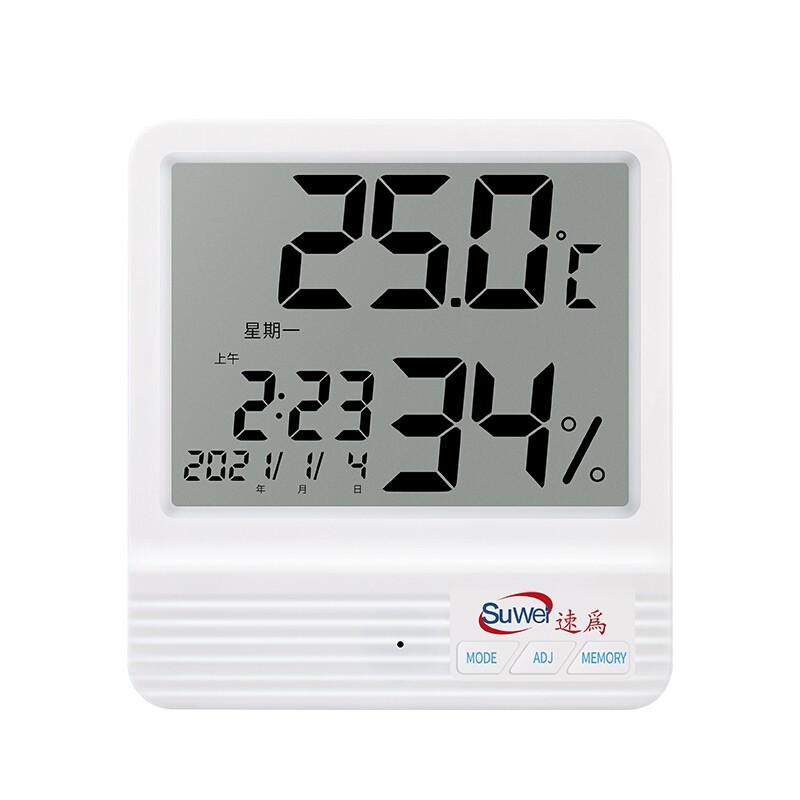 6 Pieces Temperature And Humidity Meter Electronic Temperature And Humidity Counting Display Temperature And Humidity Instrument