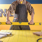 Deli 10 Pieces Level Ruler 1000mm Magnetically Adjustable Aluminium Alloy Levelling Instrument DL9831000B