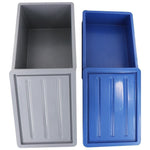 Covered Blue Turnover Box Thickened Box Logistics Finishing New Material 600 * 400 * 340