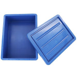 Covered Blue Turnover Box Thickened Box Logistics Finishing New Material 600 * 400 * 340