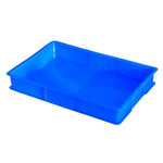 Thickened Plastic Warehouse Tray Square Pallet Children's Sand Table Farming Tray Turnover Box Screw Classification Box Parts Box Assembly Line Turnover Box Tray [blue 6 610x415x95mm]