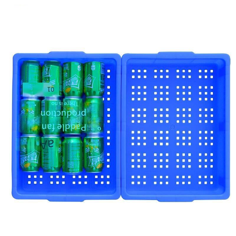 Durable Plastic Square Tray Square Plate 445x330x90mm 48 Pieces Food Tray For Supermarket Breeding Plate Storage Tray For Fruit, Vegetables, Tools