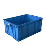 Thickened Turnover Box Rectangular Plastic Box Logistics Box Can Be Covered With Finishing Box Plastic Box  Box 520 * 380 * 230 Blue