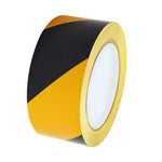 6 Pieces Reflective Warning Tape 5cm Wide Labeling Tape Reflective Tape Fire Reflective Strip Workshop Garage Ground Marking Safety Zone Warning Line Black Yellow