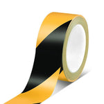 6 Pieces Reflective Warning Tape 5cm Wide Labeling Tape Reflective Tape Fire Reflective Strip Workshop Garage Ground Marking Safety Zone Warning Line Black Yellow