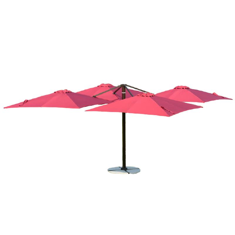 Wine Red Large Outdoor Sunshade Outdoor Umbrella Courtyard Umbrella Outdoor Umbrella Roman Umbrella Big Sun Umbrella Beach Umbrella