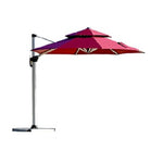 3m Outdoor Sunshade Courtyard Umbrella Roman Umbrella With 80kg Cement Art Base