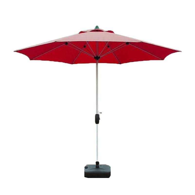 Outdoor Sunshade In Garden Outdoor Umbrella Beach Umbrella Red 2.7 M